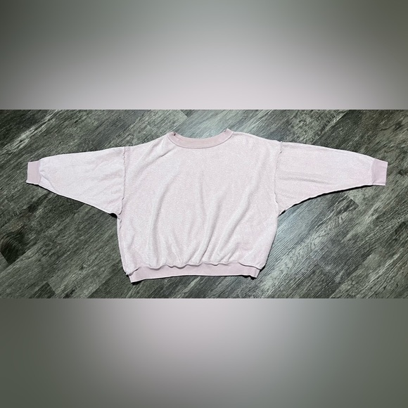 FREE PEOPLE Intimately OVERSIZED Pink SWEATER Women XS - Picture 1 of 9